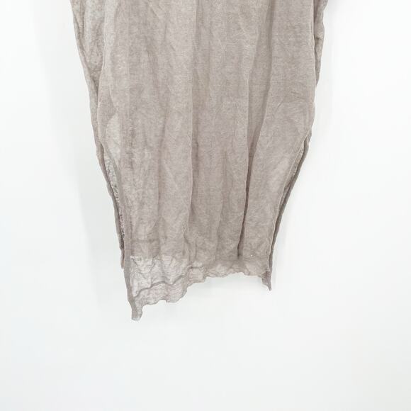 Christopher‎ Fischer Womens Beach Cover Up Sheer Linen Metal Blend Tunic Top M/L - Picture 8 of 9